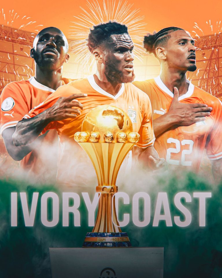 JUST-IN: Host Nation, Ivory Coast Wins AFCON 2023, Beats Nigeria 2-1 | MarvelTvUpdates