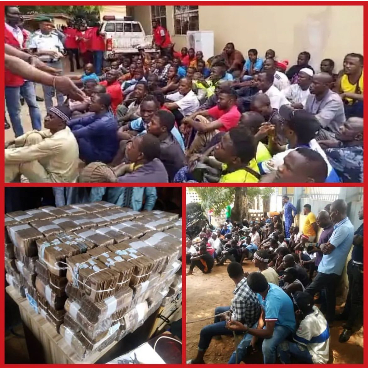 EFCC, JTF Arrest 115 Suspected Currency Racketeers in Enugu, Recover N110m, ,368 | MarvelTvUpdates