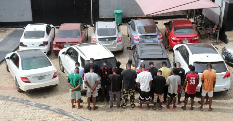 EFCC Arrests 20 Alleged Internet Fraudsters In Ibadan | MarvelTvUpdates