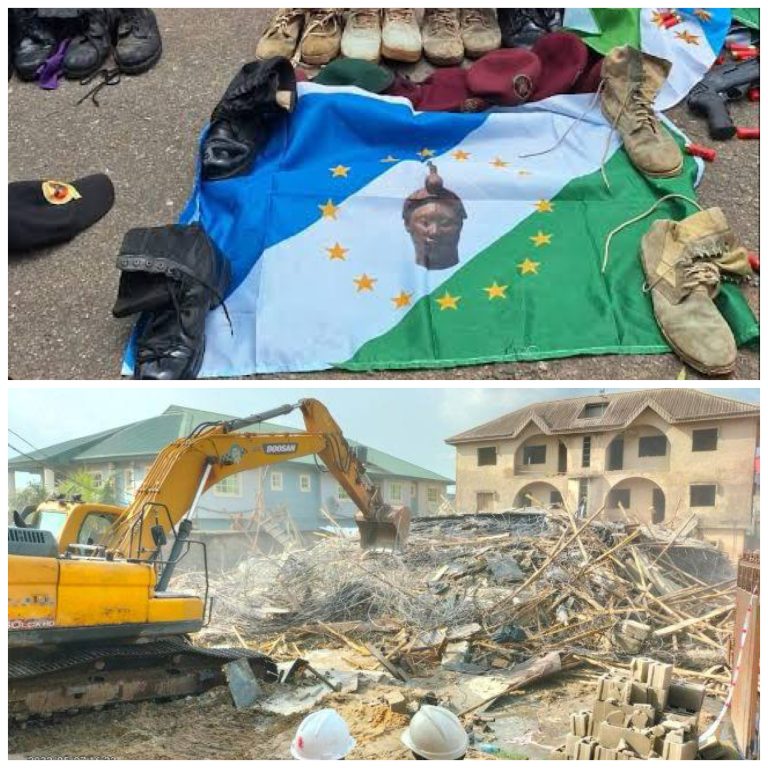 Oyo State Government Demolishes Yoruba Nation Building After Attack (VIDEO) | MarvelTvUpdates