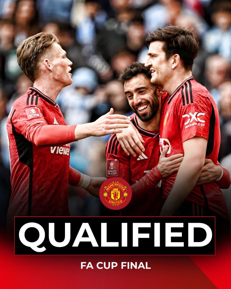 Manchester United Beat Coventry To Set Up Man City FA Cup Final | MarvelTvUpdates