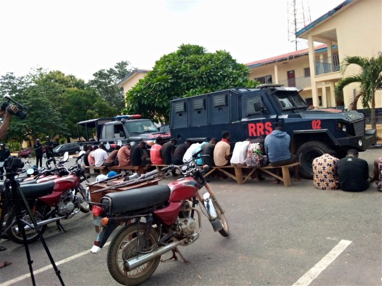 Police Nabs 21 Suspected Cultists, Armed Robbers In Ekiti | MarvelTvUpdates