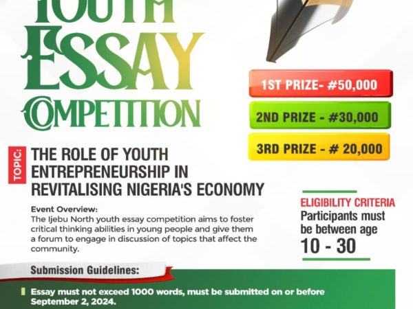 NYCN Ijebu North Chapter Launches Essay Competition For Youth, Details Entry Process | MarvelTvUpdates