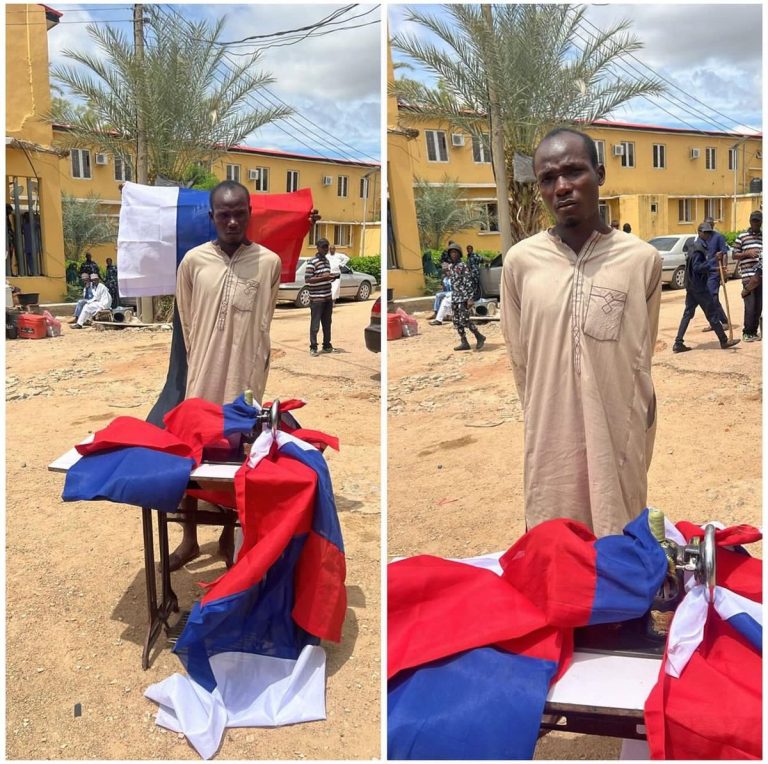 JUST-IN: DSS Arrest Tailor Sewing Russian Federation Flags | MarvelTvUpdates