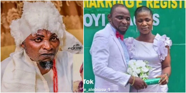 “Babalawo For Registry”- Popular Yoruba ‘Native Doctor’ Actor Alebiosu Weds In Ikoyi | MarvelTvUpdates