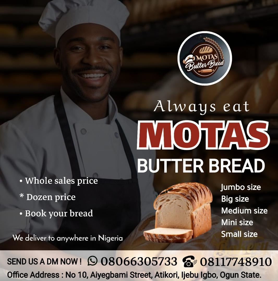 ‘Soft, Delicious And Freshly Baked Bread Like No Other’ — MOTAS BUTTER BREAD | MarvelTvUpdates