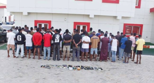 EFCC Arrests 55 Yahoo Boys In Offa | MarvelTvUpdates