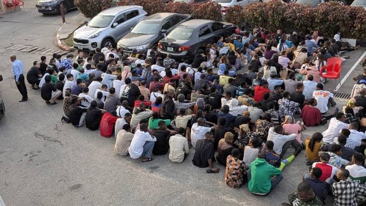 EFCC Arrests 792 Suspected Crypto Scammers In Lagos, Biggest Single-Day Arrest | MarvelTvUpdates