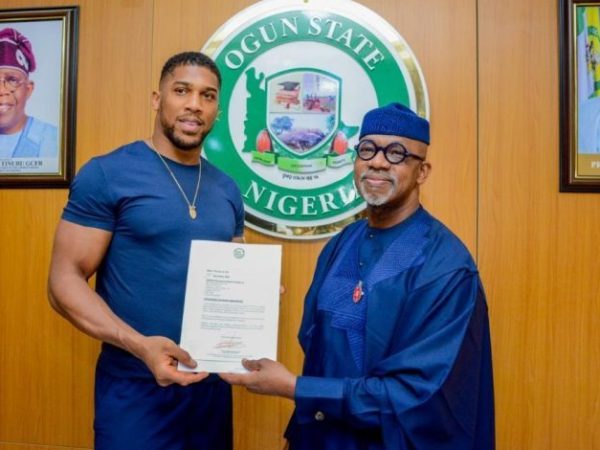 Ogun Governor, Dapo Abiodun Gives Appointment To Anthony Joshua | MarvelTvUpdates