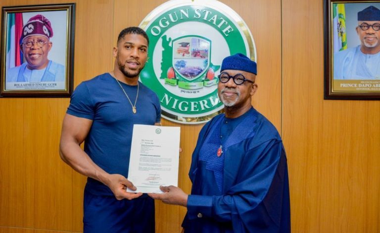 Ogun Governor, Dapo Abiodun Gives Appointment To Anthony Joshua | MarvelTvUpdates