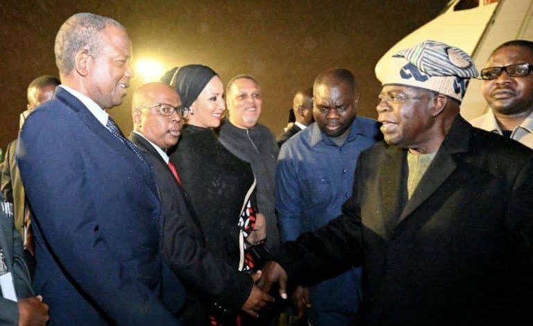 President Bola Tinubu Lands In South Africa After Trip To France | MarvelTvUpdates