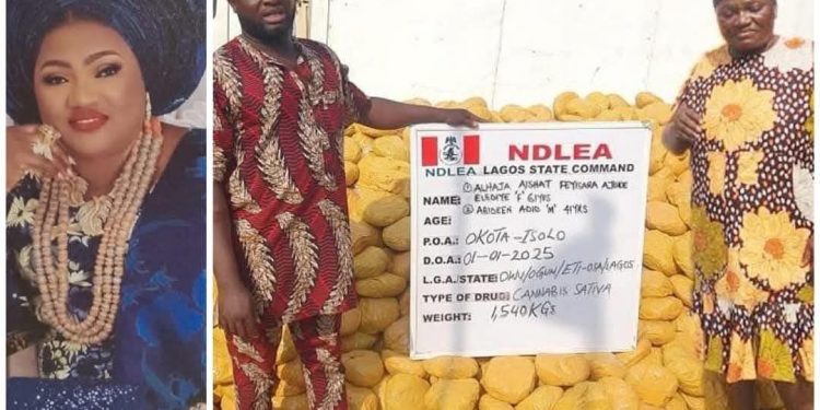 Popular Lagos Fabric Merchant, Ajoke Arrested For Drug Trafficking