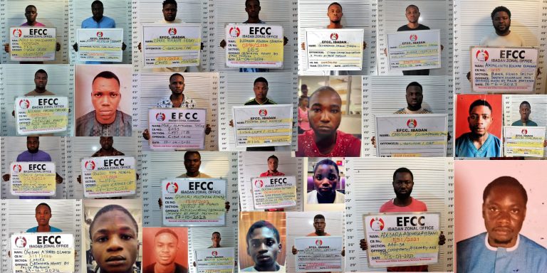 Courts Sentence 32 Yahoo Boys to Jail in Ibadan