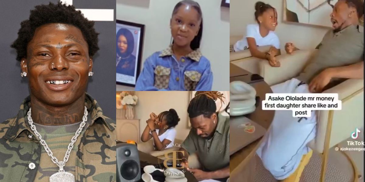 Netizens uncover more photos and video evidence of Asake with his alleged 11-year-old daughter Zeenat - 1